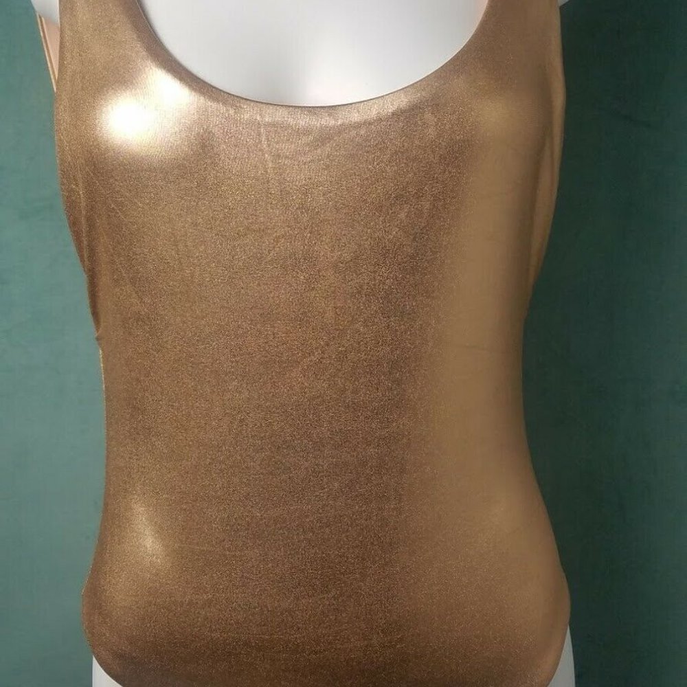 NWT Dolce Vita Metallic One Piece Gold HighCut